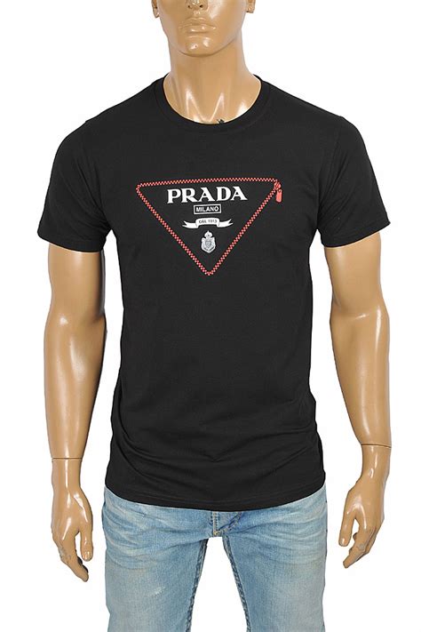 prada t-shirt heren|Prada men's t shirts clearance.